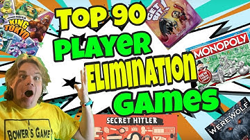 Top 90 Player Elimination Board Games / Card Games *2021 Edition*