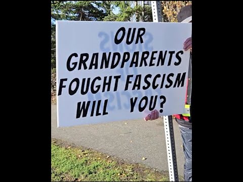 Signs of Fascism - Port Townsend November 2025 protests