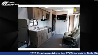 Wonderful 2025 Coachmen Adrenaline Toy Hauler RV For Sale in Bath, PA | RVUSA.com