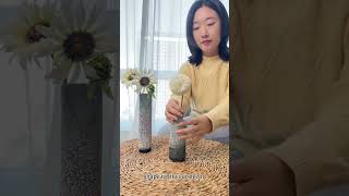 One piece glass vase for home decoration, restaurant daily use, Mini Vintage Vase for Rustic Wedding