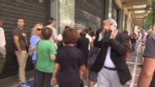 Queues at ATMs ahead of referendum vote