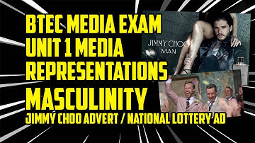 Masculinity BTEC MEDIA Exam Unit 1 Media Representations