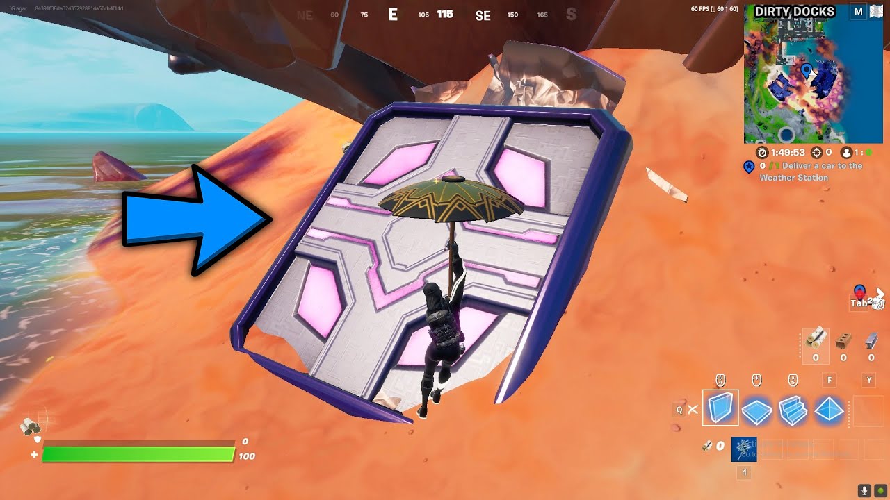 Stage 2 of 5 - Use an Alien Jump Pad at an Alien Crash Site