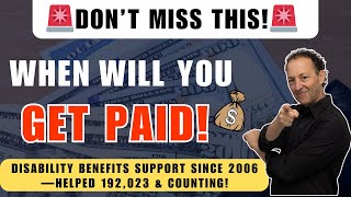 FIRST Disability Check? Here's What to Expect!
