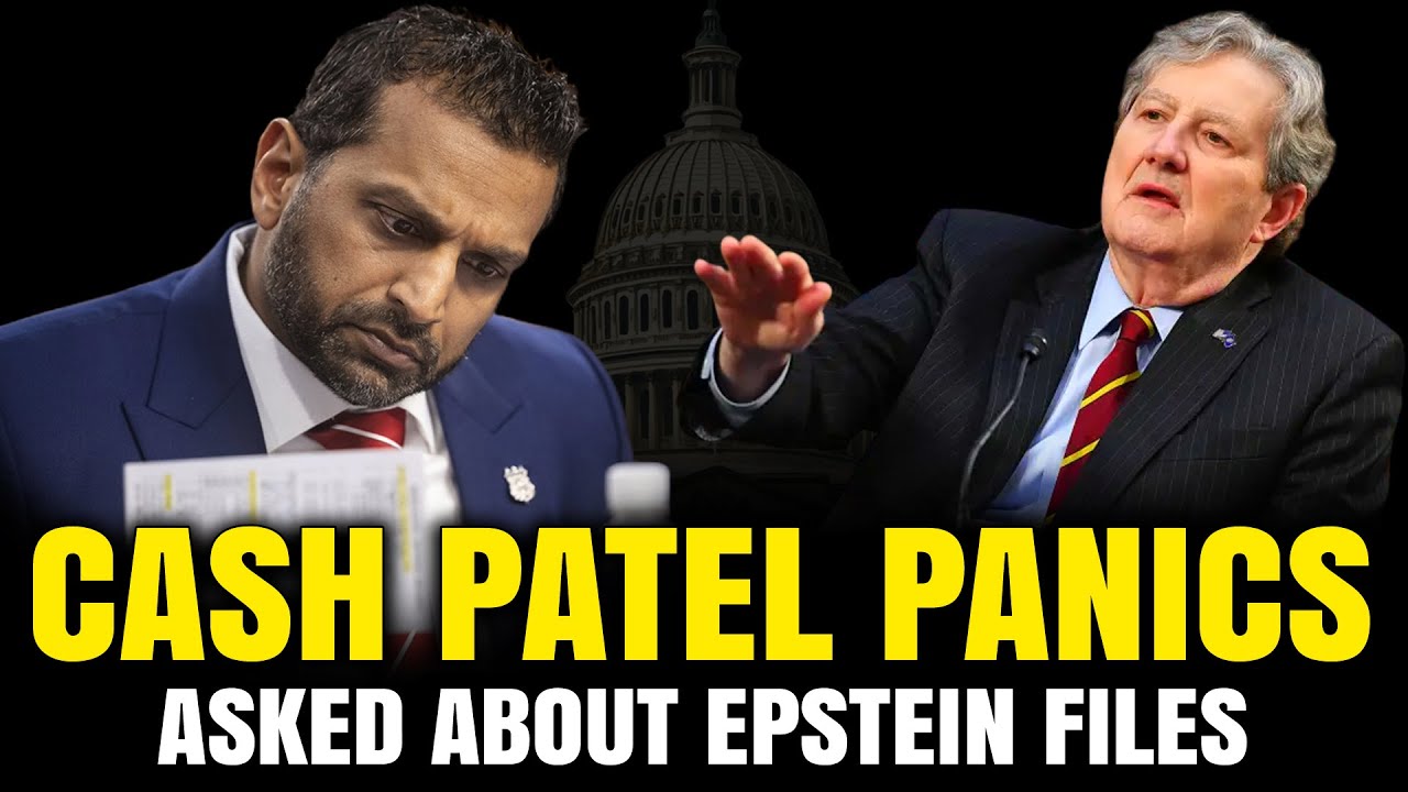 Kash Patel and Senator Kennedy DESTROY DOJ Cover-Up LIVE
