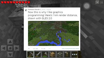 Minecraft Pocket Edition - 0.10.0 UPDATE! - SHADERS MOD INCREASED RENDER DISTANCE & MORE [MCPE]