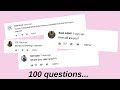 100 questions for 100k!