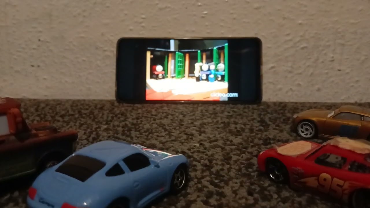 Cars characters react to thomas and timothy: thomas and the trucks