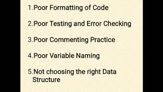 Common Programming mistakes to avoid
