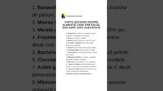 Fapte șocante despre alimente