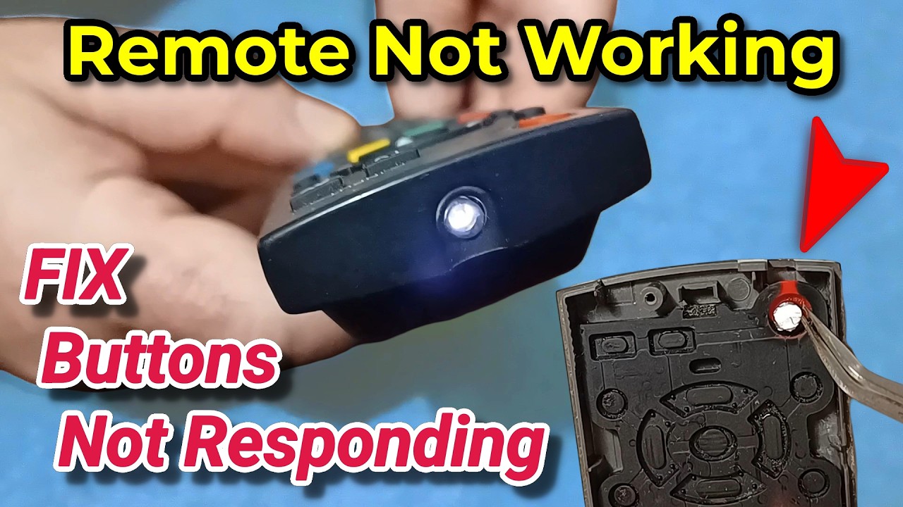 How to Fix Any TV Remote with Aluminum Foil (TV Remote Not Working ...