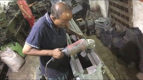 How to make cross silde polish hi class lathe machine #technology #hardwork Mechanical