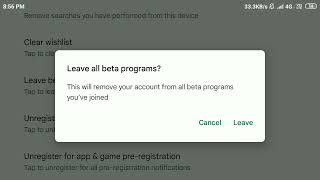 How to Leave All Beta Programs In Android