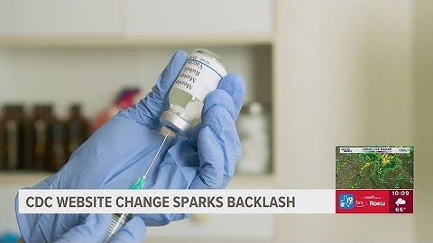 CDC website change over autism, vaccines sparks backlash