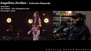 Angelina Jordan- Bohemian Rhapsody America's Got Talent! 2020 REACTION/WatchAlong &Brief Commentary
