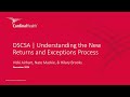 Understanding the New Returns and Exceptions Process