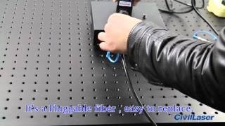 2016 Fiber coupled laser 450nm 50mw blue laser    -- CivilLaser