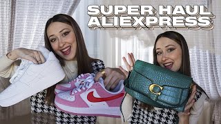 súper haul aliexpress enero 💖 clones, nike, coach, ropita...