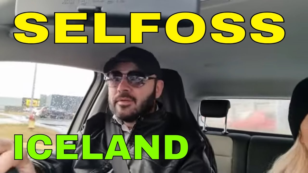 Drive through Selfoss, Iceland 08.11.21 — Selfoss — video poster