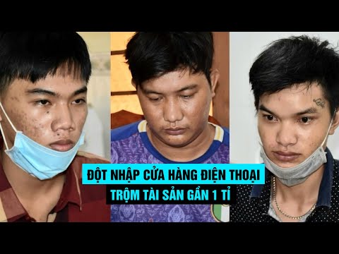 Video Liều lĩnh đột nhập cửa hàng điện thoại trộm gần 1 tỉ... - youtube