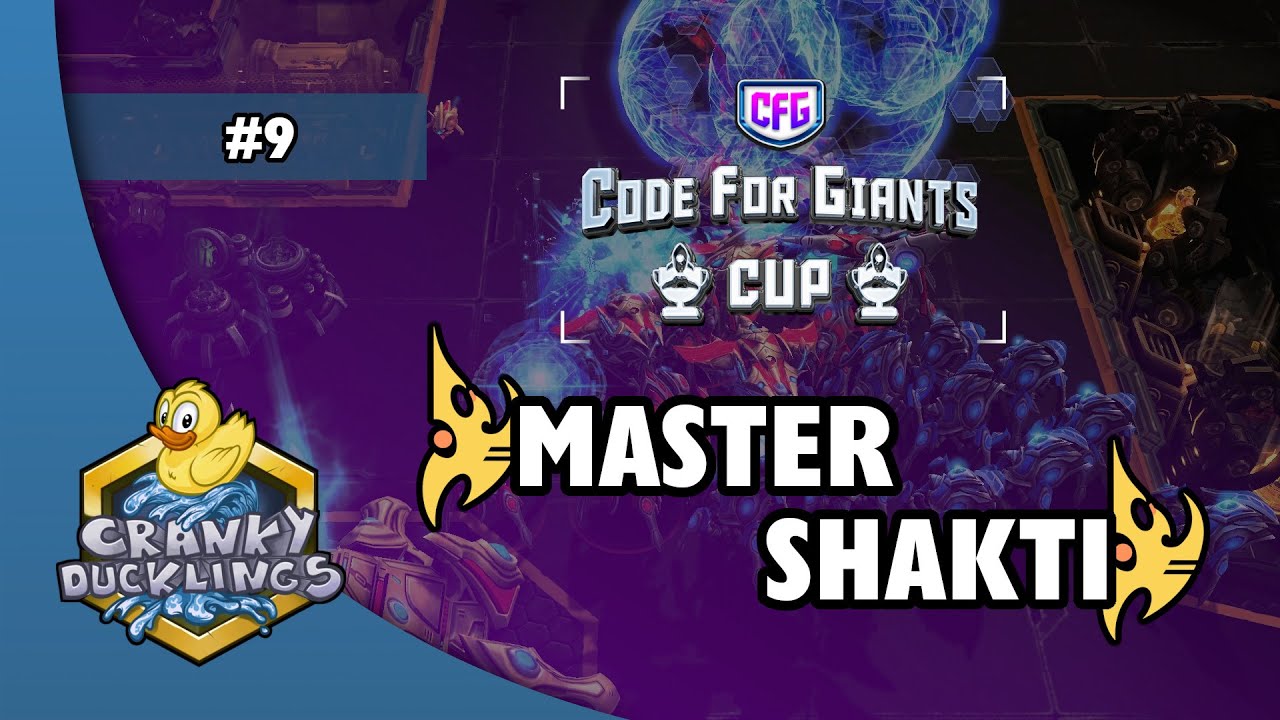 MasTeR vs Shakti - PvP | Code For Giants Cup #9 | Biweekly Brazilian StarCraft 2 Tournament