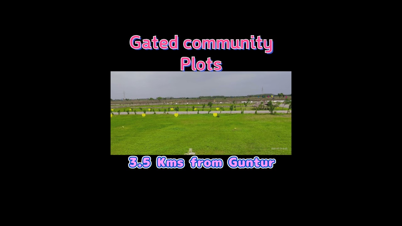 Gated community Plots At Lam , GUNTUR 📲7386465465