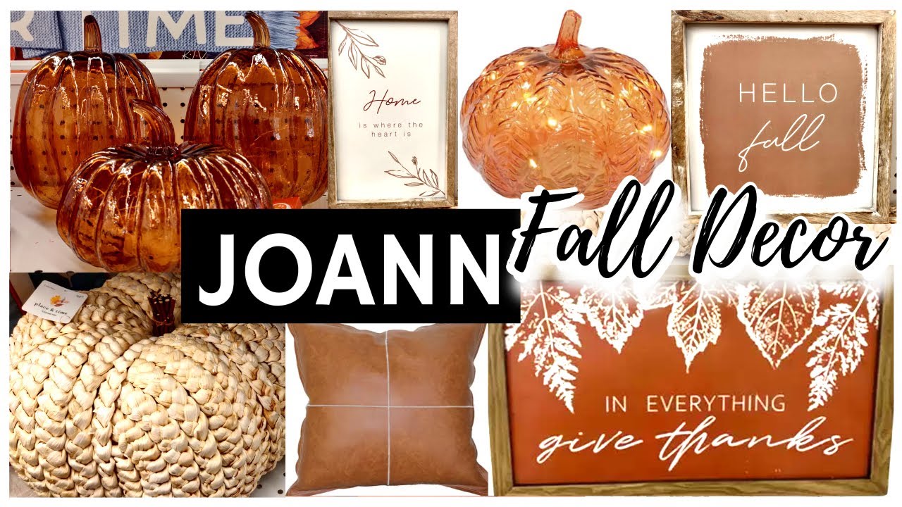 NEW JOANN FABRIC FALL DECOR SHOP WITH ME 2021 YouTube