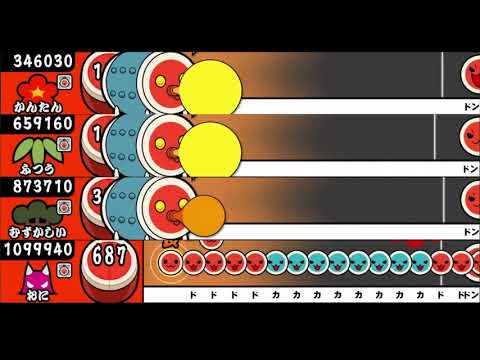 【太鼓の達人 iOS】UFO Swingin'【全難易度同時再生】