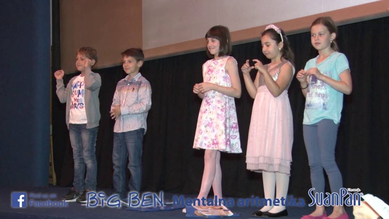 Mentalna Aritmetika SuanPan - Big Ben Zrenjanin i Promens