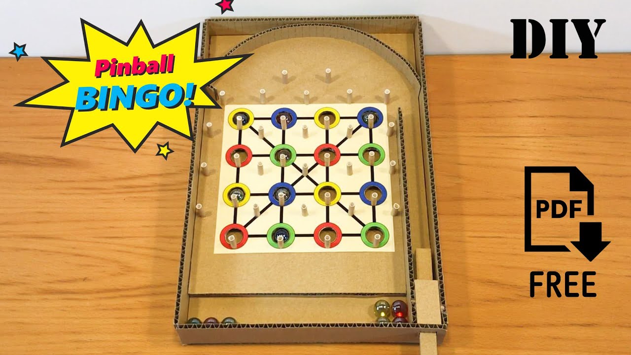 スマートボール ピンボール でビンゴ の作り方 How To Make A Japanese Pinball Bingo Youtube