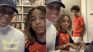 Swizz Beatz & Wife Alicia Keys Son Genesis Convinces Mom To Teach Him How To Play No One! 🎹