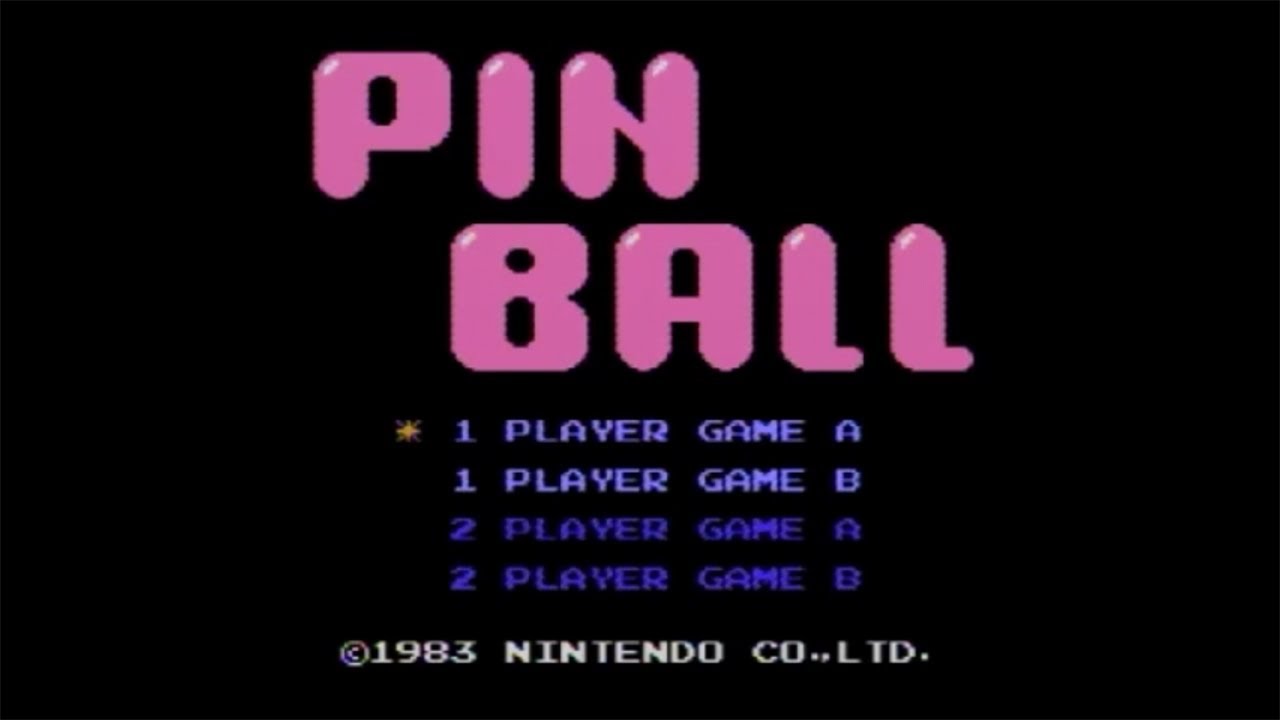 1980年代のファミコンソフトをやろう！ 【FC】ピンボール