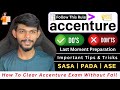 How To Clear Accenture Exam Without Any Mistake | SASA And PADA | Dos And Don'ts