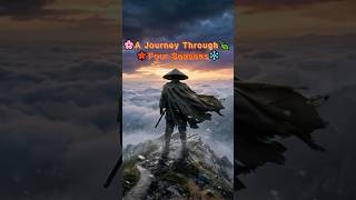 A Journey Through Four Seasons 🌸🍃🍁❄️#shorts #aesthetic #relaxing #shortsfeed #chinesemusic #bgm