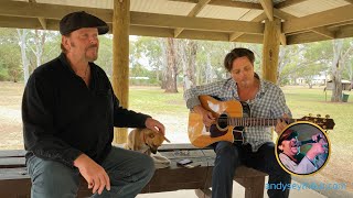 Video thumbnail of "'Rainy night in Georgia'  Andy Seymour - The Park Bench Sessions"