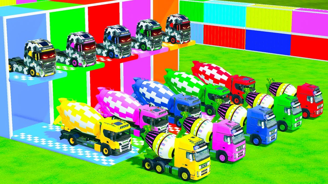 ALL POLICE VEHICLES, AMBULANCES & FIRE TRUCKS TRANSPORTED IN FARMING SIMULATOR 25!