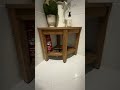 Teak Corner Shower Bench with Shelf (Water-Resistant)