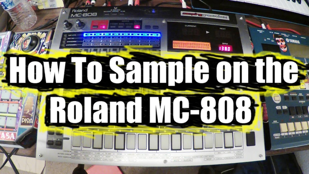 How To Sample on the Roland MC-808
