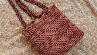 Exclusive new design crochet bag, how to crochet a bag for beginners