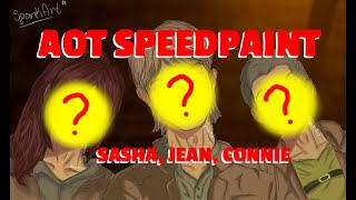 SPEEDPAINT: ATTACK ON TITAN TRIO - JEAN, SASHA, CONNIE SPEEDPAINT: ATTACK ON TITAN TRIO - JEAN, SASHA, CONNIE