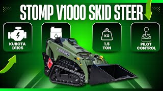 Typhon Stomp V1000 Review 24Hp Kubota Diesel Mini Skid Steer Beast Typhon Machinery 2026