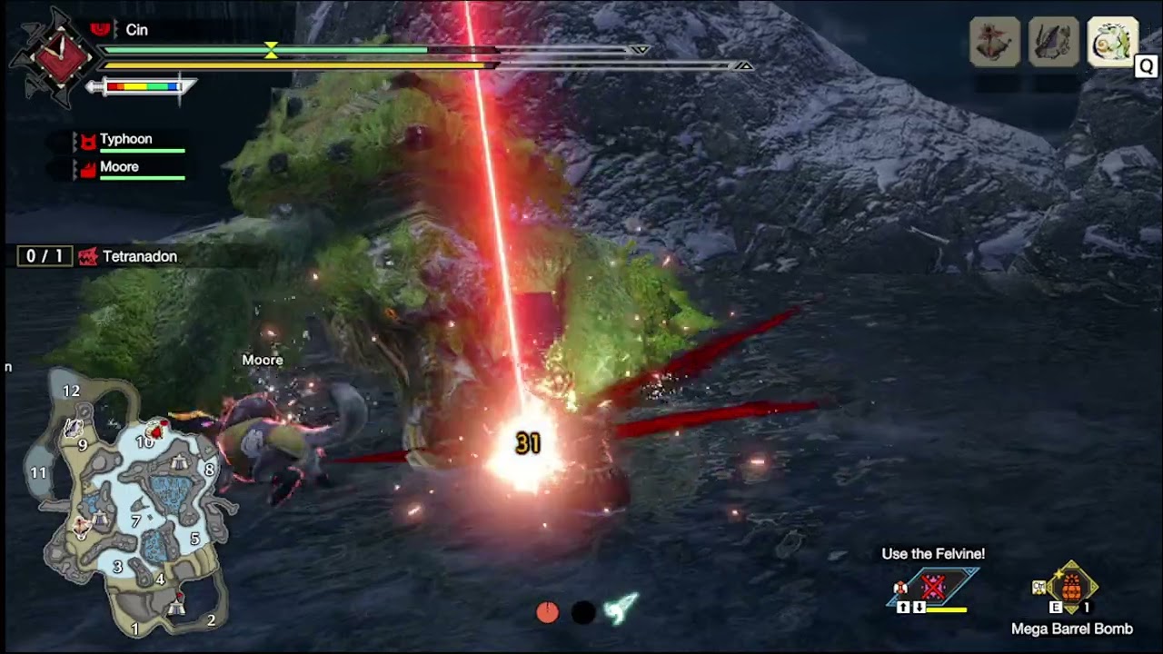 MH Rise PC The Frost Islands Arena 2'50"58 Tentranadon SnS