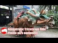 Interactive Walking Triceratops Ride