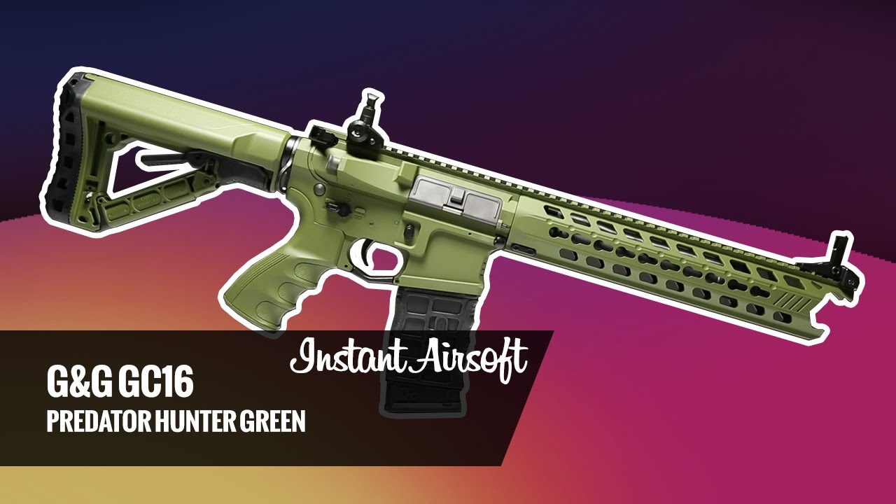 G G Gc16 Predator Hunter Green Youtube