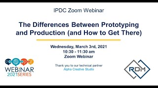 Celebrity The Differences Between Prototyping and Production (and How to Get There) Profile