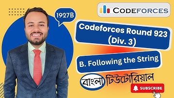 B. Following the String | Codeforces Round 923 (Div. 3) | 1927B | Codeforces Solve