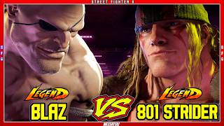 SF6 Blaz (Sagat) VS 801 Strider (Alex)💥Messatsu!💥スト6💥Street fighter 6