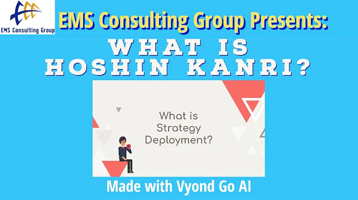Strategy Deployment aka Hoshin Kanri: Aligning Goals and Initiatives Throughout Your Organization