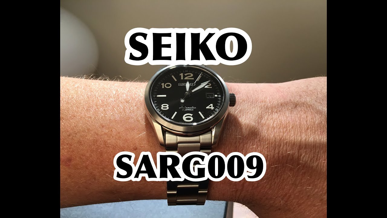 SEIKO SARG005 WHITE DIAL AUTOMATIC FIELD WATCH - YouTube