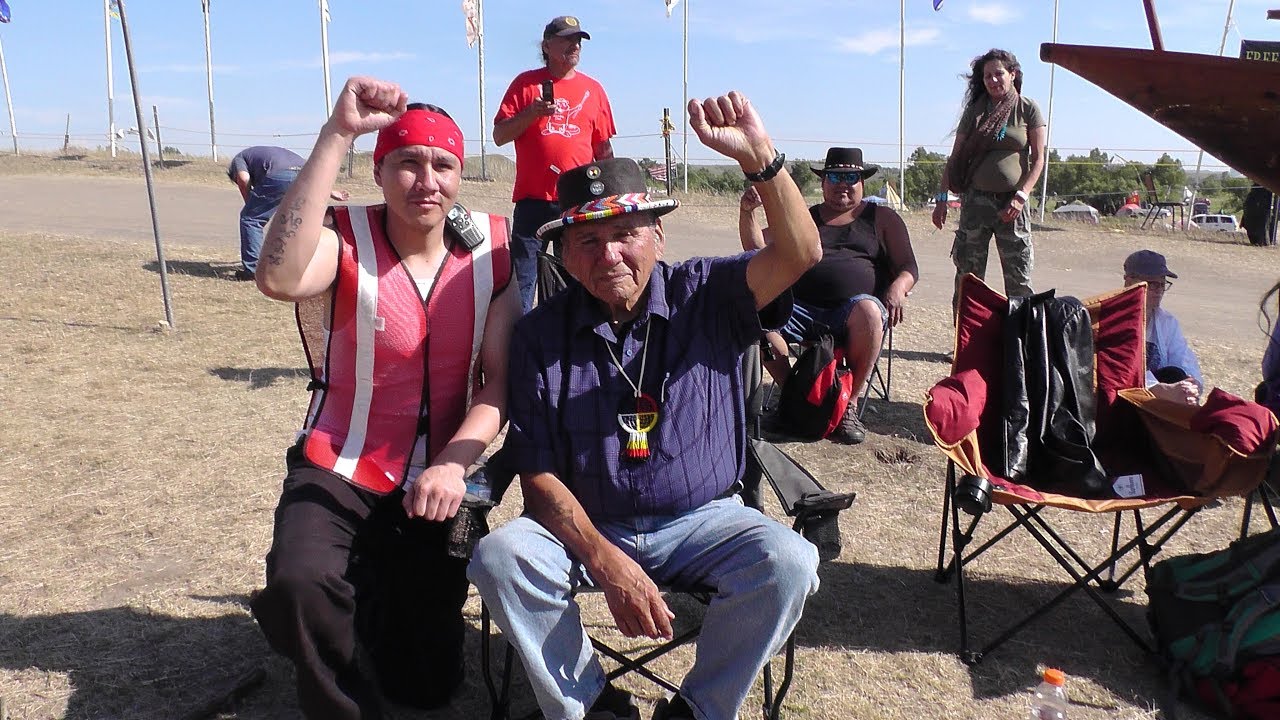 DENNIS BANKS AT STANDING ROCK